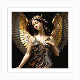 Angel With Wings 11 Art Print
