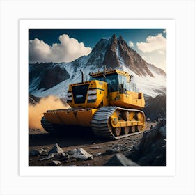 Buldozer Mountain (17) Art Print