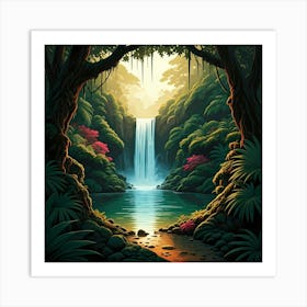 Secluded Paradise Art Print