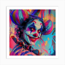 Clown 4 Art Print