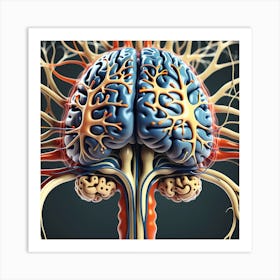 Brain And Nervous System 15 Art Print