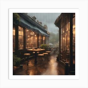 Rainy Day In Paris Art Print