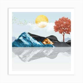 Autumn In The Mountains Art Print