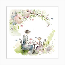 Mothers Day Watercolor Wall Art (13) Art Print