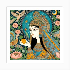 Exotic Beauty Artwork 50 Art Print