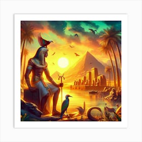 Hours The Pharaoh Art Print