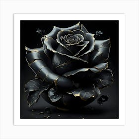 Black Rose 6 Art Print