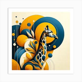 Giraffe 02 Art Print