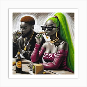 Sexy Couple 3 Art Print