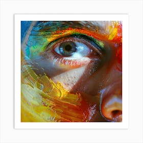 Portrait Of An Artist Art Print