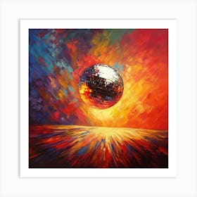 Disco Ball Art 39 Art Print