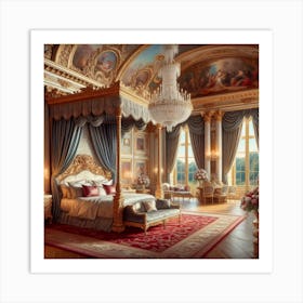 Regal Reverie: The Chamber of Splendor Art Print