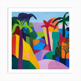 Abstract Travel Collection Ambergris Caye Belize 4 Art Print