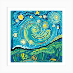 Starry Night 29 Art Print