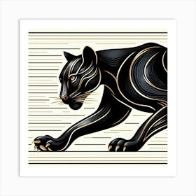 Wall art Panther Art Print