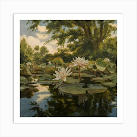 Water Lilies 2 Art Print