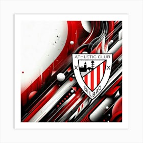 Athletic Club Bilbao Logo Wall Art 13 Art Print