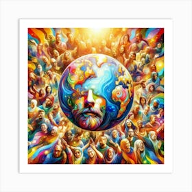 World Is Full Of People Art Print