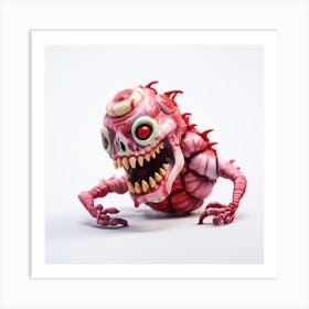 Splatter Monster Art Print