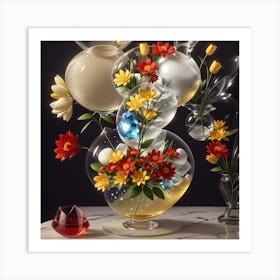 Flowers In A Vase Art Print