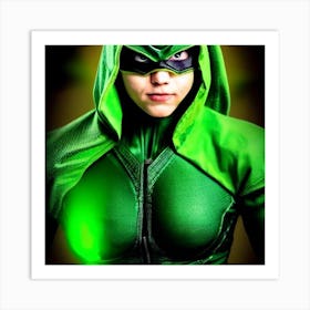 Green Arrow Art Print