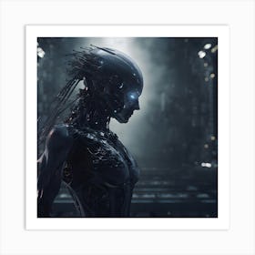 Cyborg Art Print