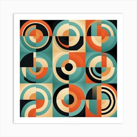 Abstract Geometric Pattern 37 Art Print