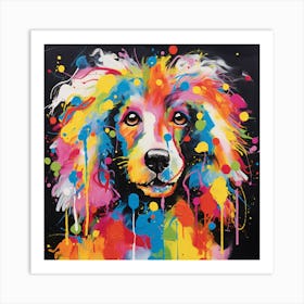 Poodle Painting Art Print