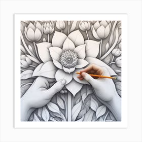 Lotus Flower 2 Art Print