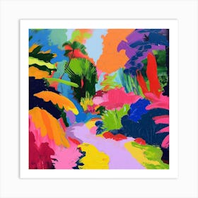 Colourful Gardens Atlanta Botanical Garden Usa 1 Art Print