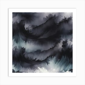 Wave Painting Art Print