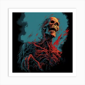 Skeleton 3 Art Print