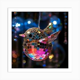 Disco Bird Art Print