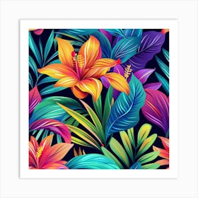 Lush Blooms (6) Art Print