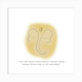 Ganesha Art Print