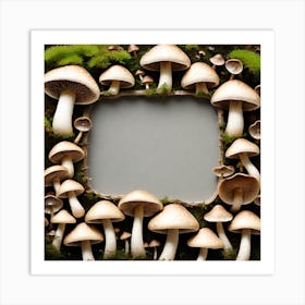 Mushroom Frame 20 Art Print