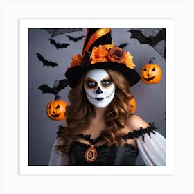 Spooky Halloween Art Print