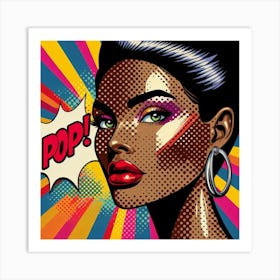 Kemi Pop Art Art Print