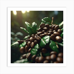 Coffee Beans On A Tree 81 Art Print