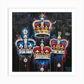 Crowns Art Print