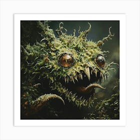 Weed Monster Art Print