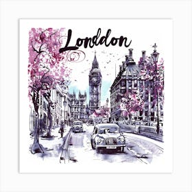 London In Spring Art Print