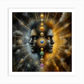 Chakras 2 Art Print