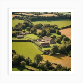 Farm In The Countryside 12 Art Print