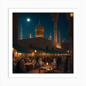 Islamic Market Art Print