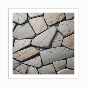 Stone Wall 11 Art Print