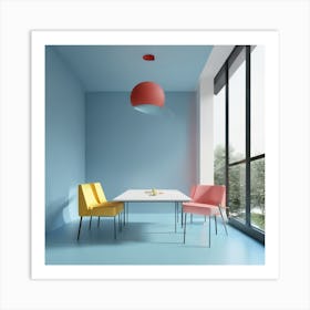 Modern Dining Room Art Print