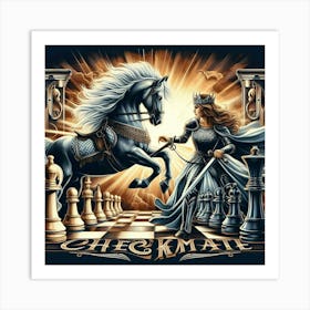 Chess Queen17 Art Print