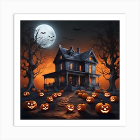 Haunted House 5 Art Print