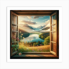 Open Window to calmness Art Print